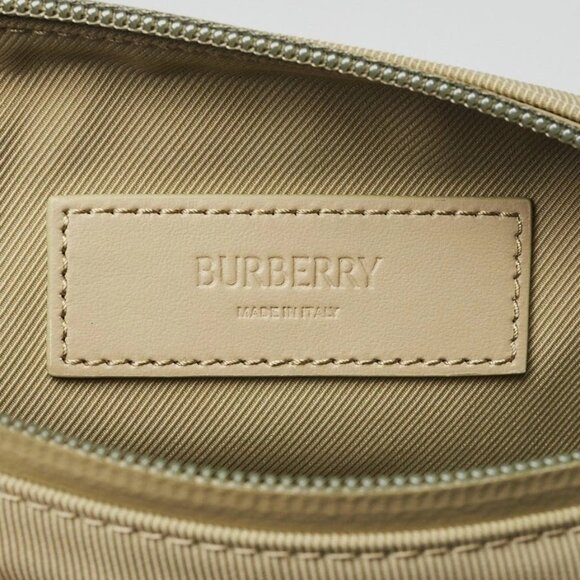 Burberry Yellow Check Nylon Shield Crossbody Bag - Picture 8 of 10